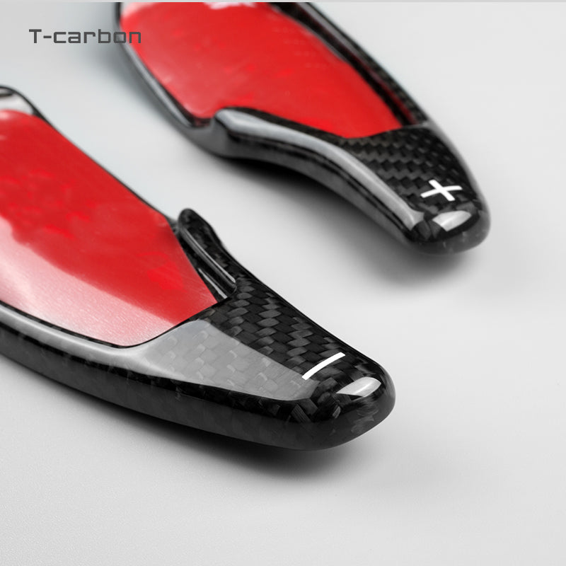 T-Carbon for Chevrolet Corvette Carbon Fiber Paddle Shifters (Model A: Corvette C7) - T-Carbon Official Store