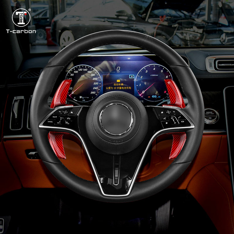 T-Carbon for Mercedes Benz Carbon Fiber Paddle Shifters (Model D: 2021)
