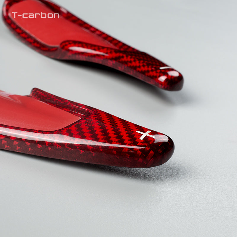 T-Carbon for Chevrolet Corvette Carbon Fiber Paddle Shifters (Model A: Corvette C7) - T-Carbon Official Store