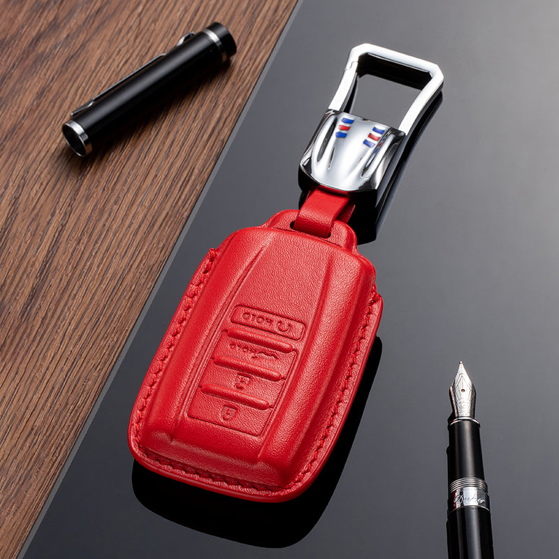 Leather Key Fob Cover for Acura (Model A) - T-Carbon Official Store