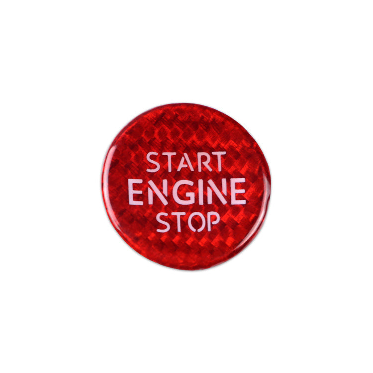 Carbon Fiber Start Stop Button for Volkswagen (Model D)