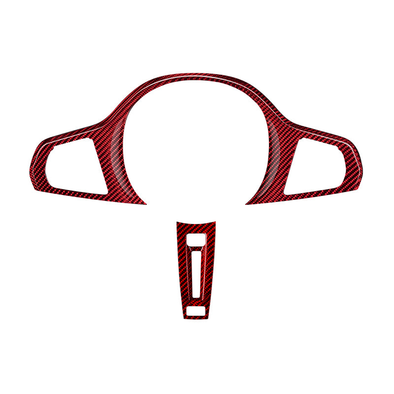 T-Carbon for BMW Carbon Fiber Steering Wheel Cover (Model E: 2022-2023)