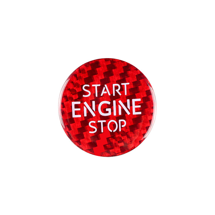 Carbon Fiber Start Stop Button for Volkswagen (Model A)