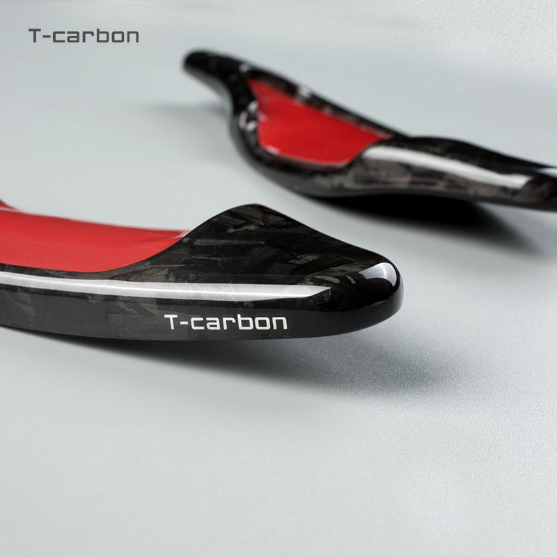 T-Carbon for Chevrolet Corvette Carbon Fiber Paddle Shifters (Model A: Corvette C7) - T-Carbon Official Store