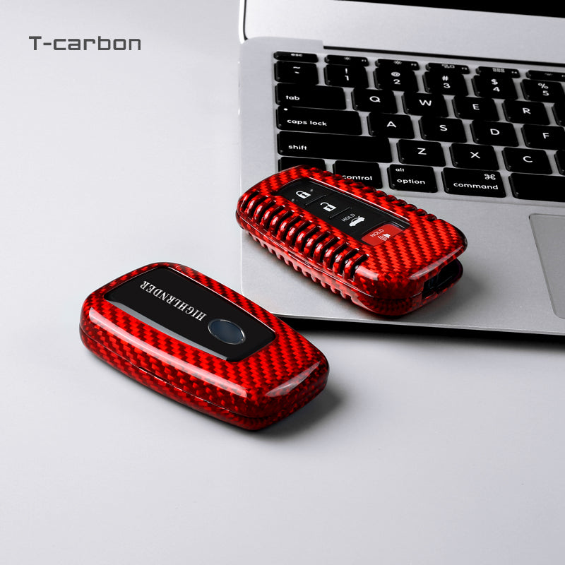 T-Carbon for Toyota Carbon Fiber Key Fob Case (Model F)