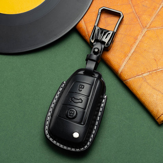 Exclusive Leather Key Fob Cover for Audi (Model B)