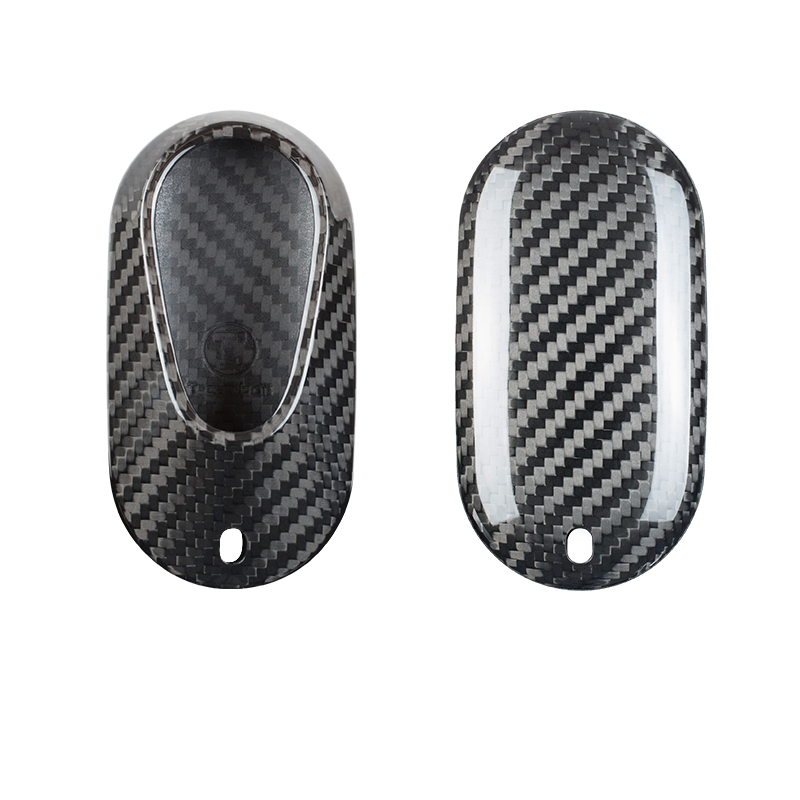 T-Carbon for Mercedes Benz Carbon Fiber Key Fob Case (Model D)