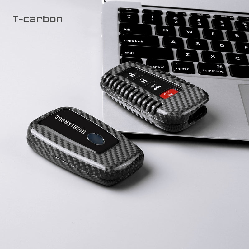 T-Carbon for Toyota Carbon Fiber Key Fob Case (Model F)