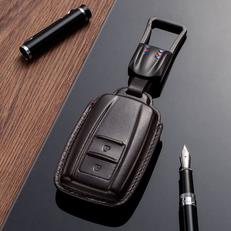 Leather Key Fob Cover for Acura (Model A) - T-Carbon Official Store