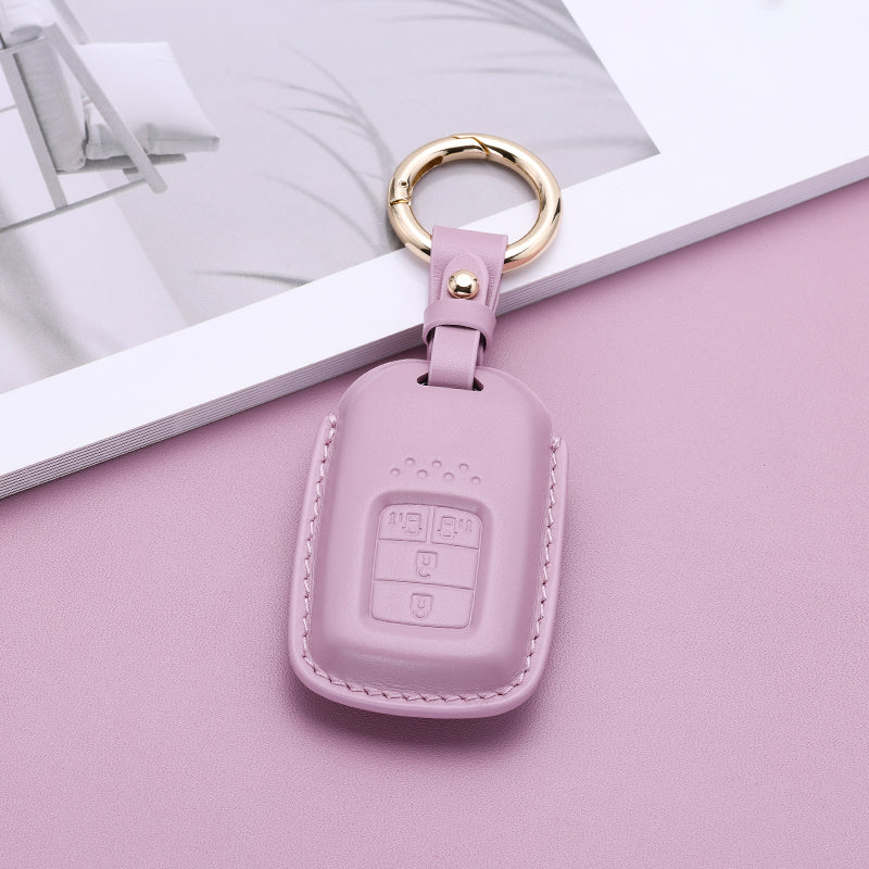 Pastel Leather Key Fob Cover for Honda (Model C)