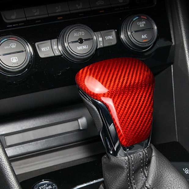 Carbon Fiber Gear Selector Cover for Volkswagen (Model B)