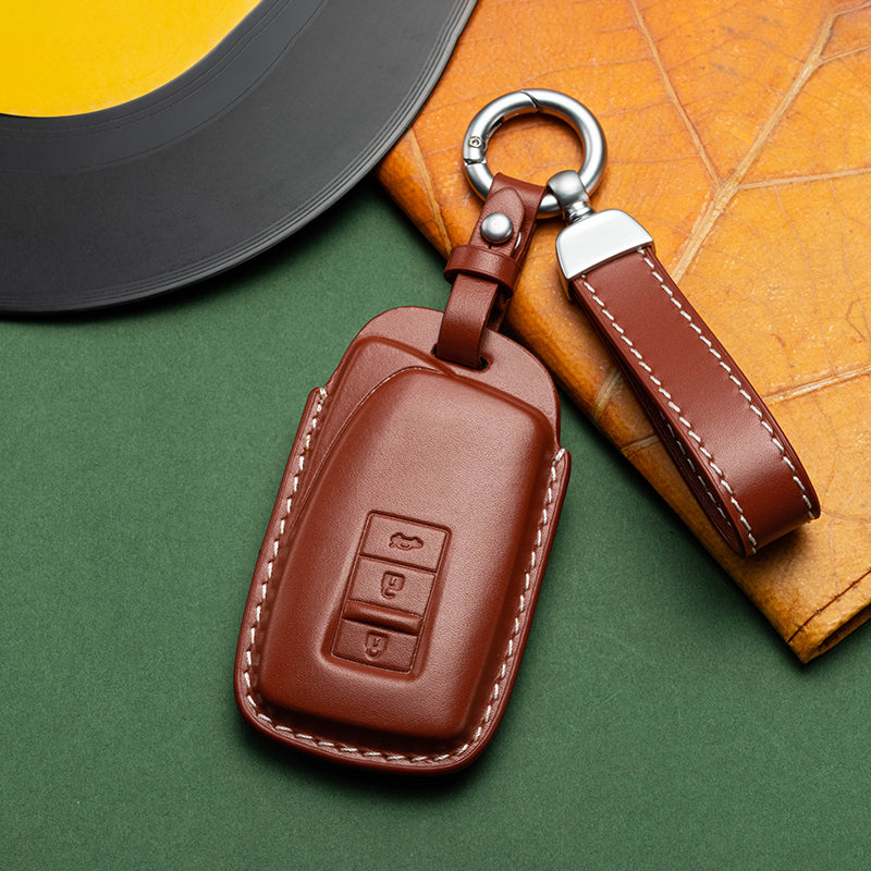 Exclusive Leather Key Fob Cover for Lexus (Model C)