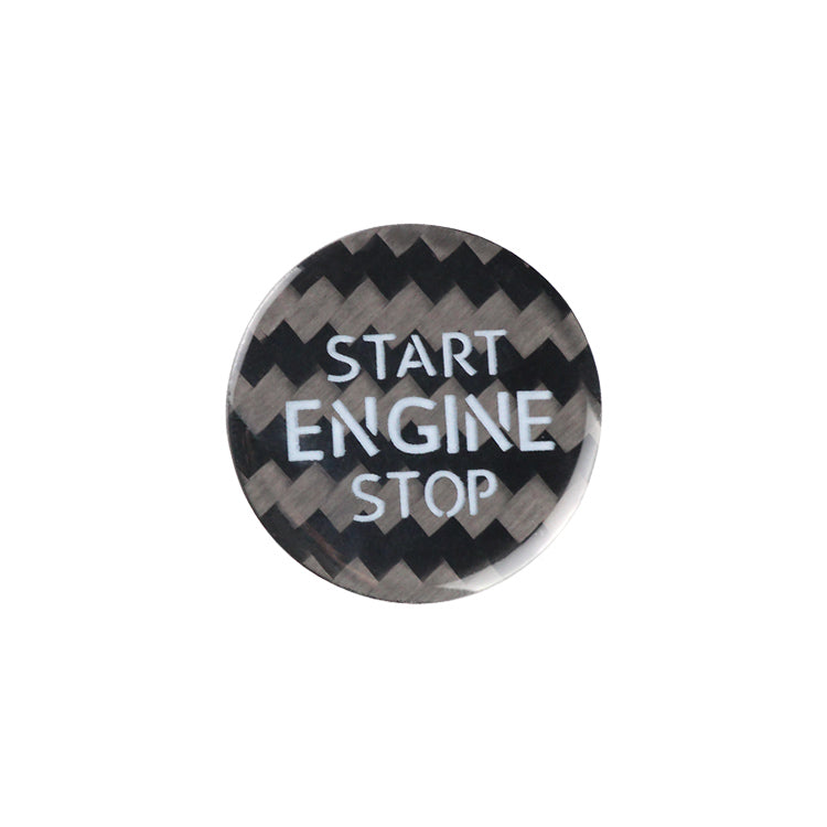 Carbon Fiber Start Stop Button for Volkswagen (Model A)