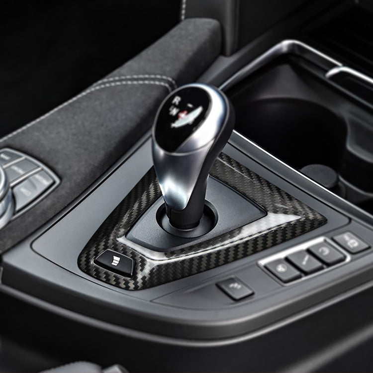 Carbon Fiber Gear Shift Console Cover for BMW M-Series (Model A)