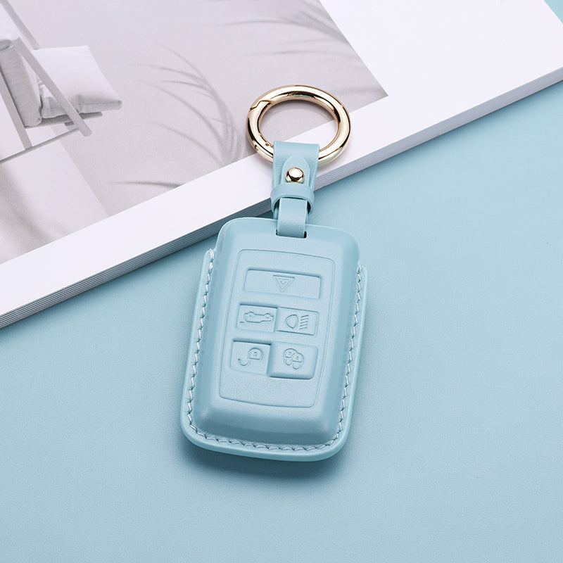 Pastel Leather Key Fob Cover for Land Rover Range Rover (Model B) - T-Carbon Official Store