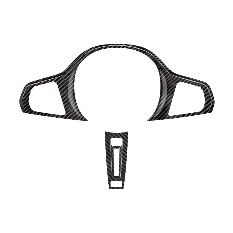 T-Carbon for BMW Carbon Fiber Steering Wheel Cover (Model E: 2022-2023)
