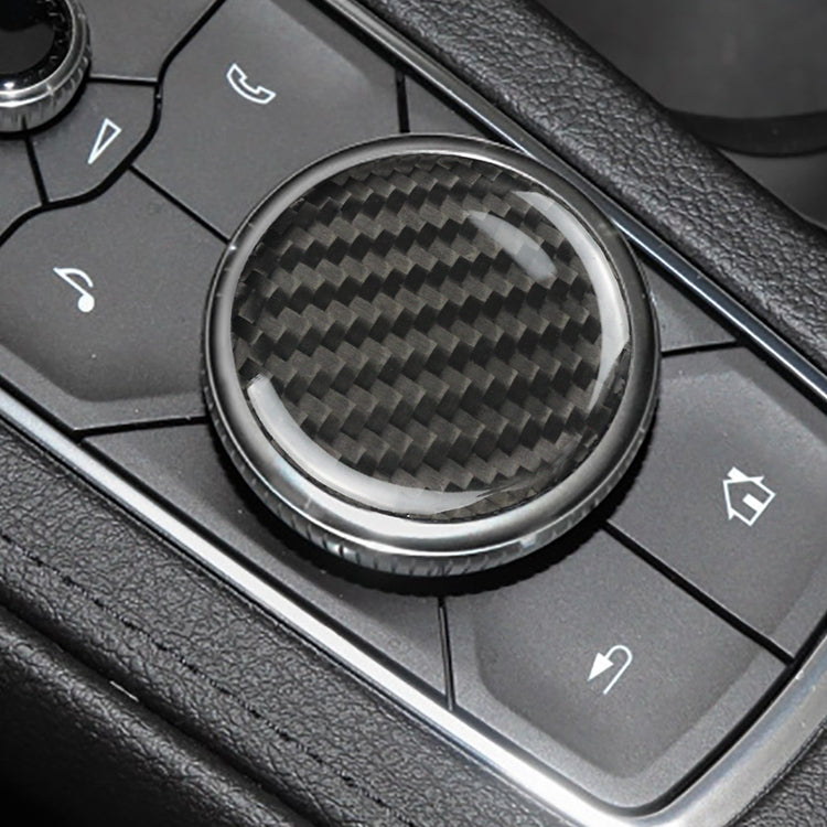 Carbon Fiber Central Console Button Cover for Cadillac (Model A)