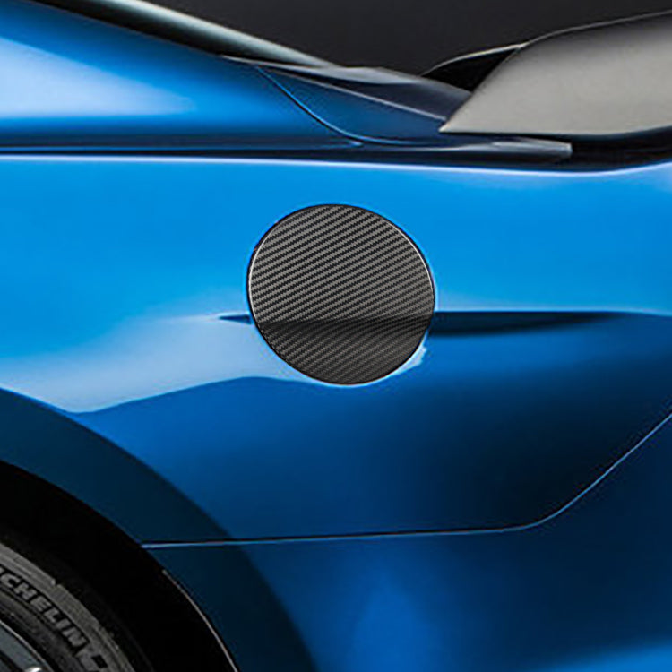 Carbon Fiber Fuel Cap Cover for Ford Mustang (Model A)