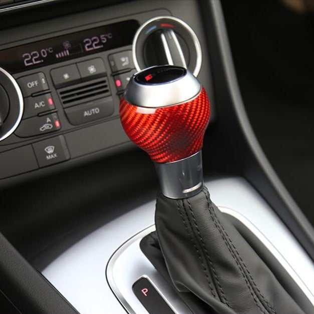 Carbon Fiber Gear Selector Cover for Audi (Model C)
