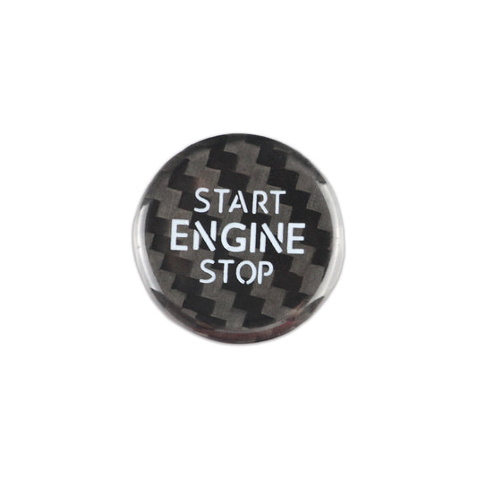 Carbon Fiber Start Stop Button for Volkswagen (Model B)