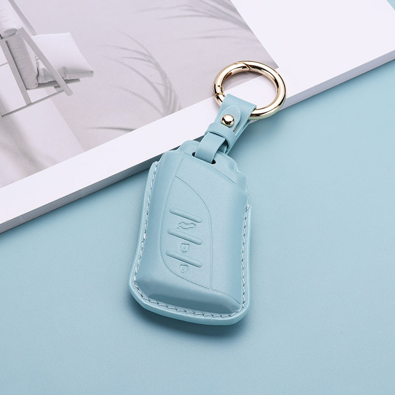 Pastel Leather Key Fob Cover fro Lexus (Model D) - T-Carbon Official Store