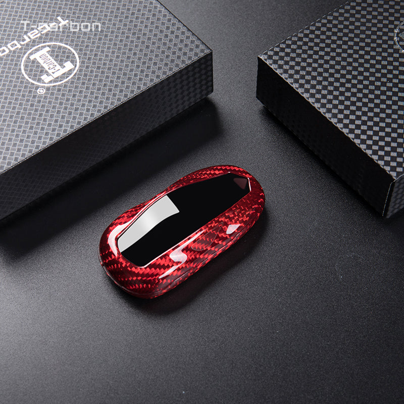 Tesla Carbon Fiber Key Fob Case (Model A) - T-Carbon Official