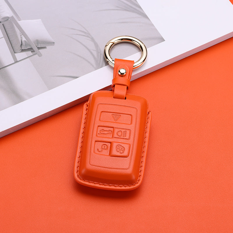 Pastel Leather Key Fob Cover for Land Rover Range Rover (Model B) - T-Carbon Official Store