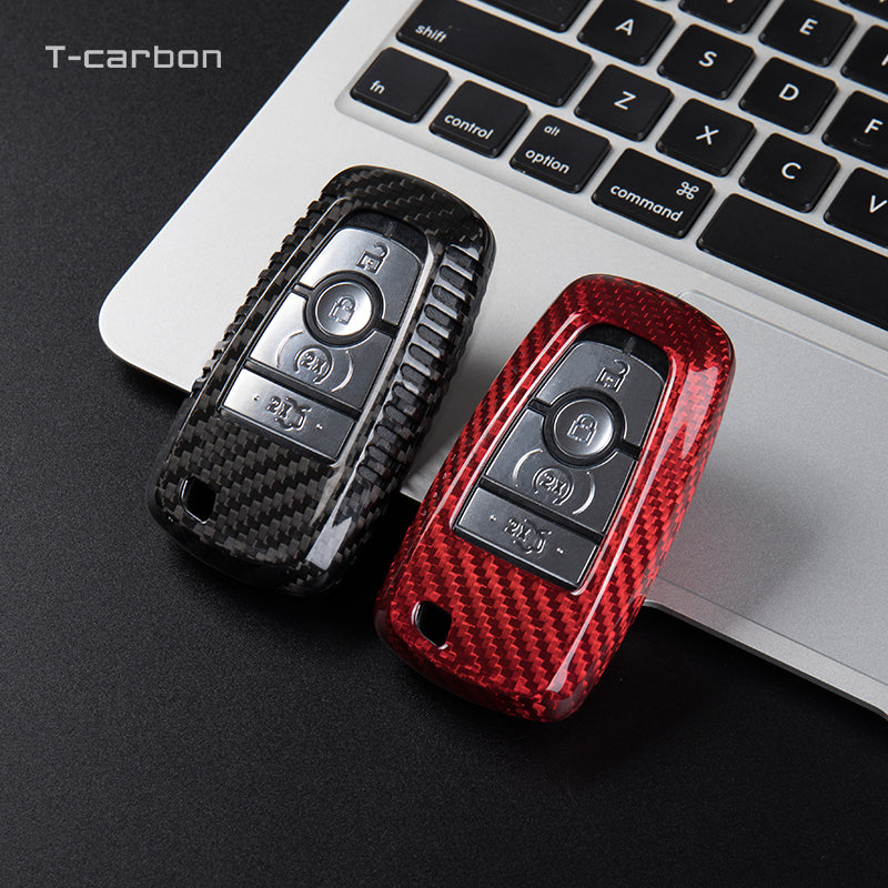 Ford Carbon Fiber Key Fob Case (Model C) - T-Carbon Official