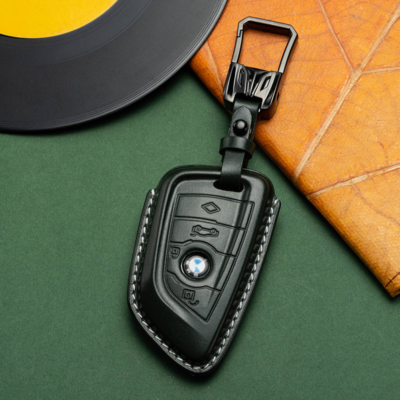 Exclusive Leather Key Fob Cover for BMW (Model B)