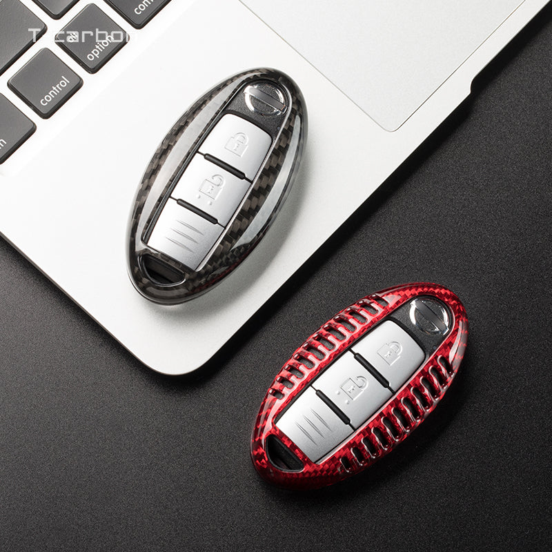 Nissan Carbon Fiber Key Fob Case (Model A) - T-Carbon Official