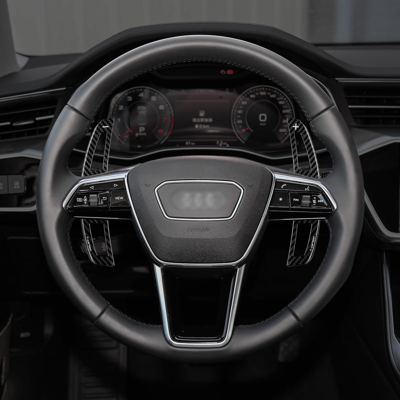 Смяна на лостчета за превключване на превключватели от въглеродни влакна Audi (модел A)
