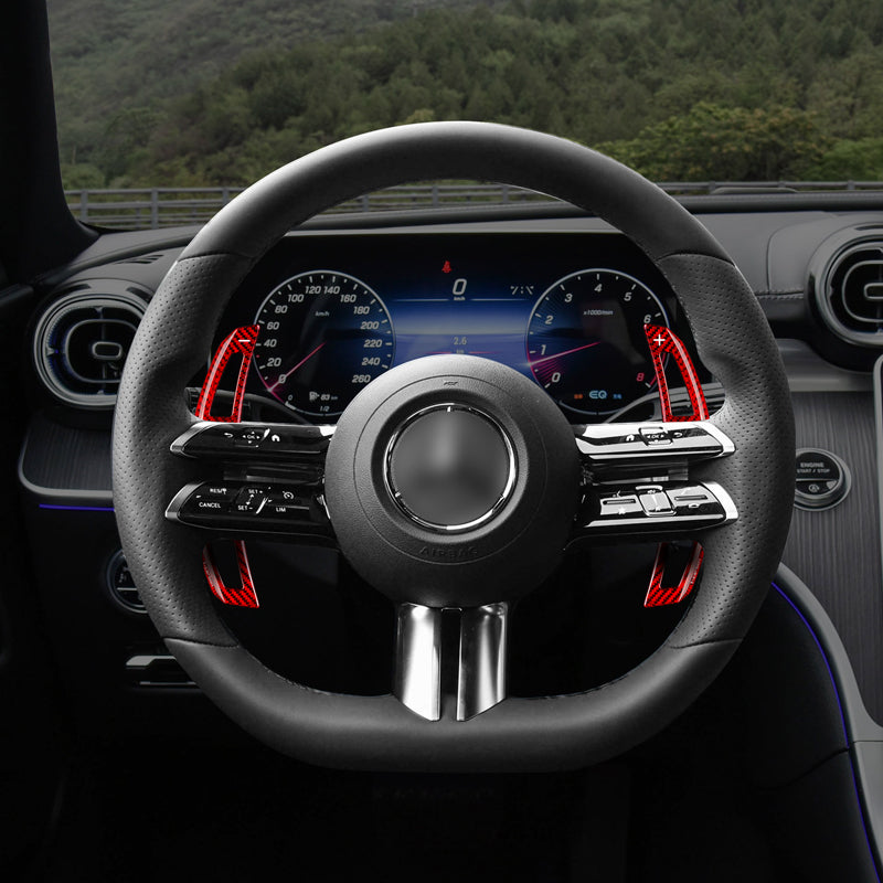 T-Carbon for Mercedes Benz AMG Carbon Fiber Paddle Shifters Replacement (Model B: 2022 onwards)