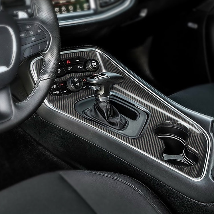 Carbon Fiber Central Console Cover for Dodge (Model A)