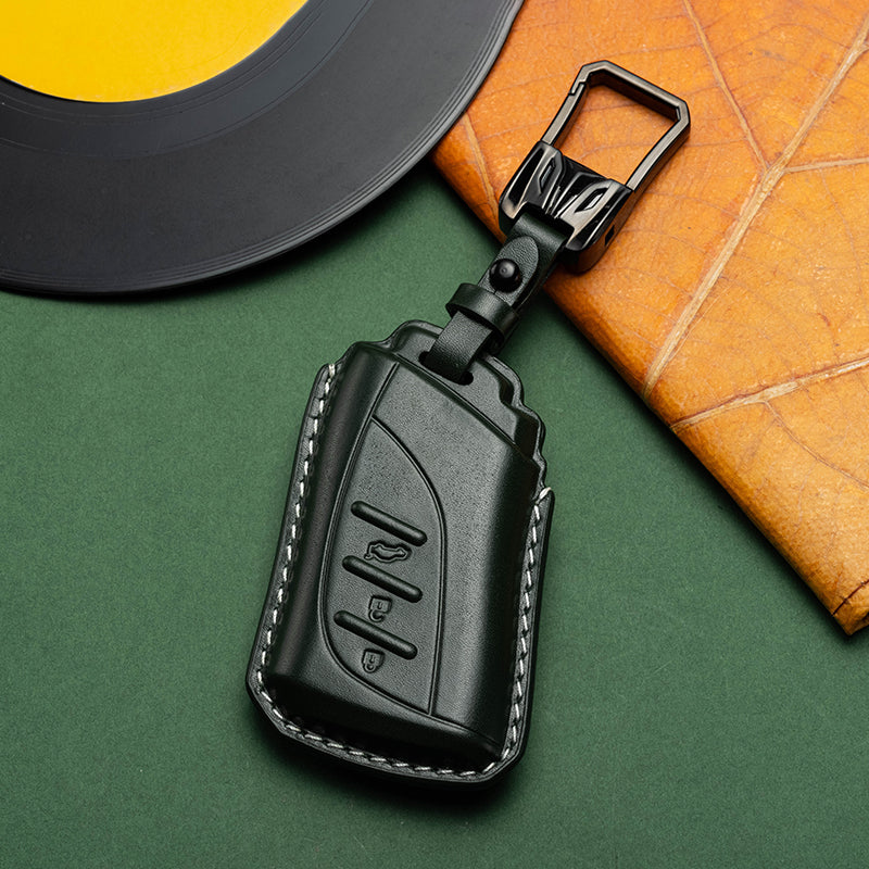 Exclusive Leather Key Fob Cover for Lexus (Model D)