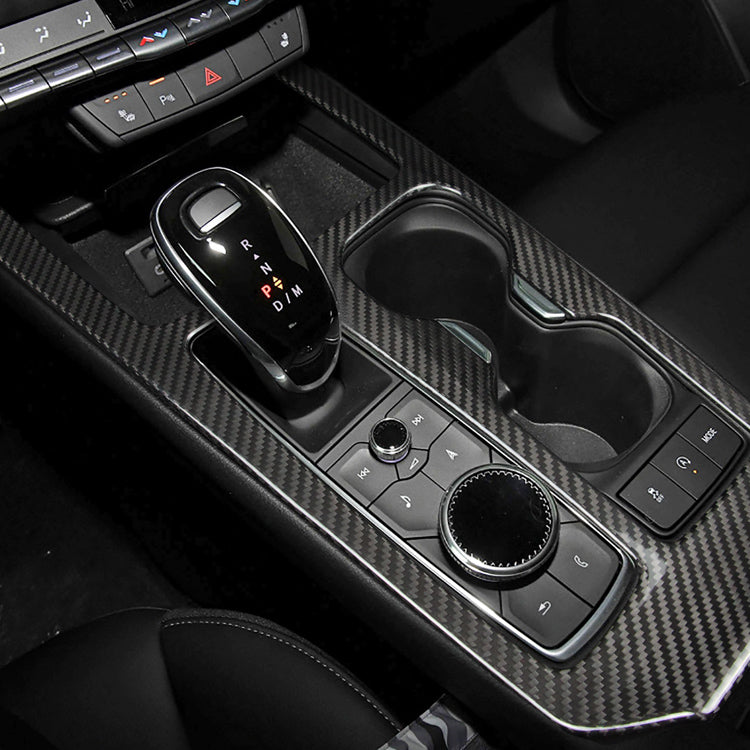 Carbon Fiber Central Console Cover for Cadillac (Model A)