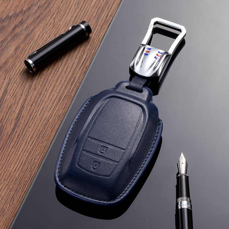 Leather Key Fob Cover for Toyota (Model B)