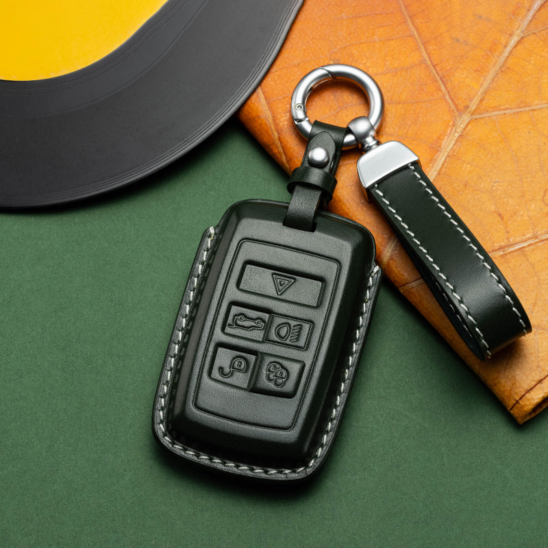 Exclusive Leather Key Fob Cover for Land Rover Range Rover (Model B)