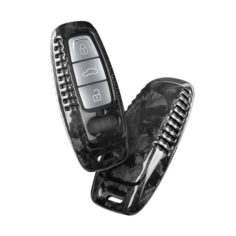 T-Carbon for Audi Carbon Fiber Key Fob Case (Model D) - T-Carbon Official Store