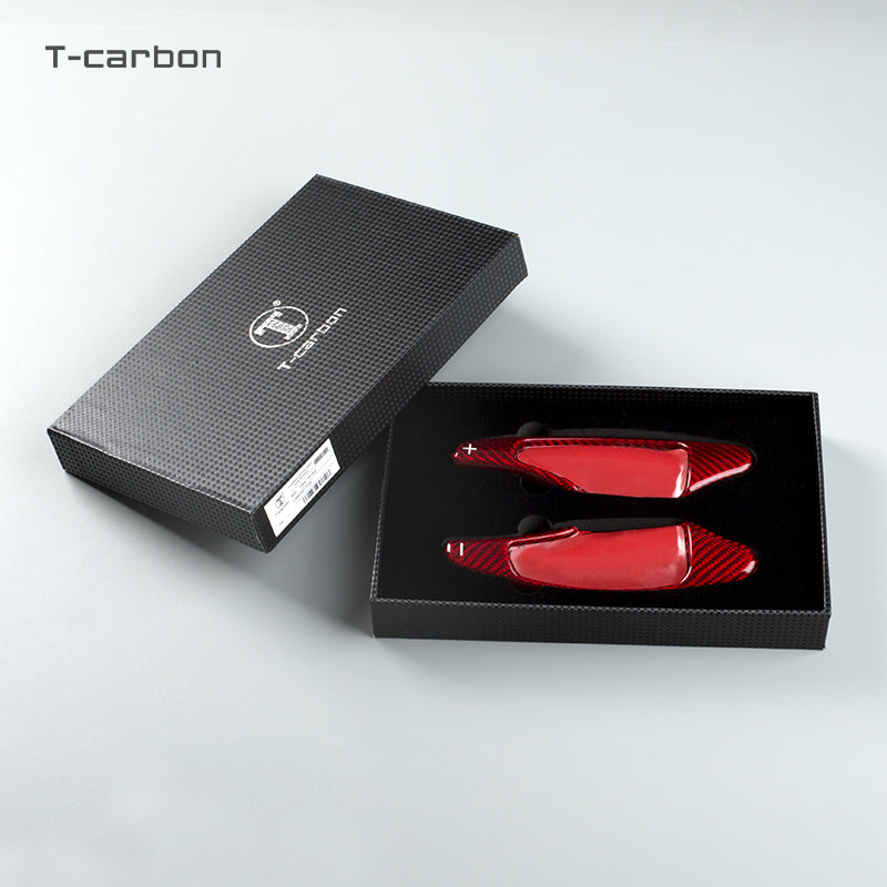 T-Carbon for Chevrolet Corvette Carbon Fiber Paddle Shifters (Model A: Corvette C7) - T-Carbon Official Store