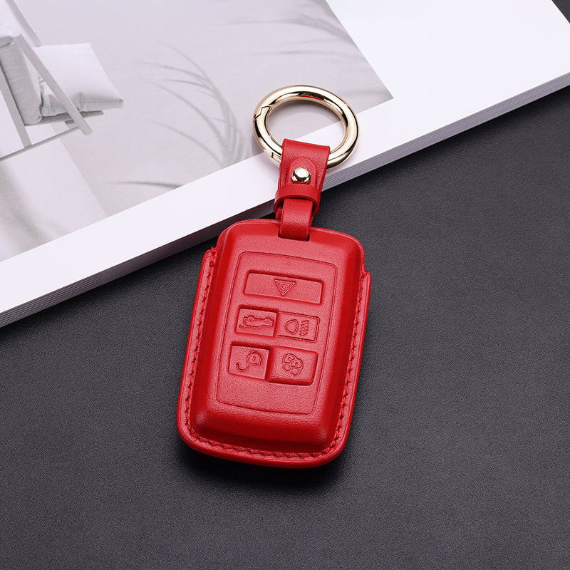 Pastel Leather Key Fob Cover for Land Rover Range Rover (Model B) - T-Carbon Official Store