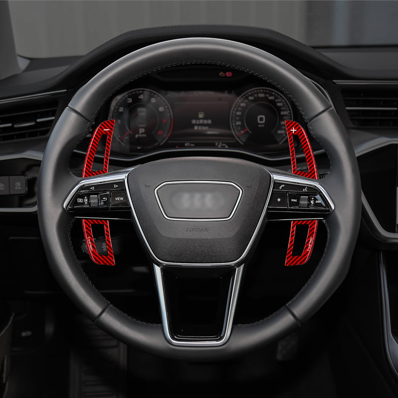 Смяна на лостчета за превключване на превключватели от въглеродни влакна Audi (модел A)