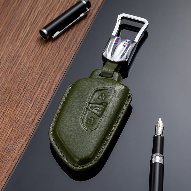 Leather Key Fob Cover for Volkswagen (Model F) - T-Carbon Official Store