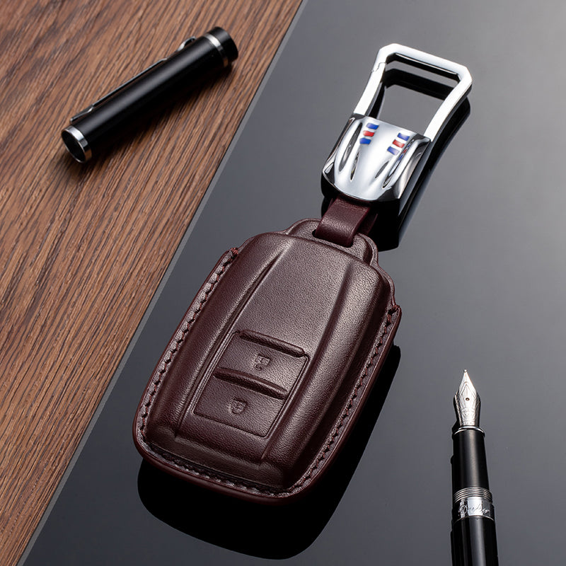 Leather Key Fob Cover for Acura (Model A) - T-Carbon Official Store