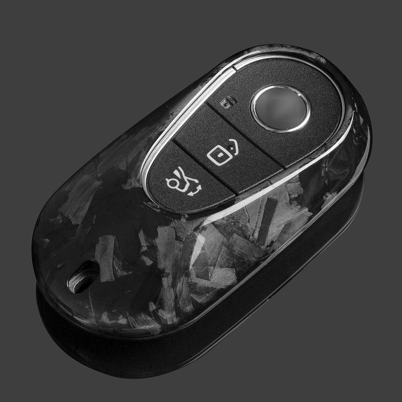 T-Carbon for Mercedes Benz Carbon Fiber Key Fob Case (Model D)