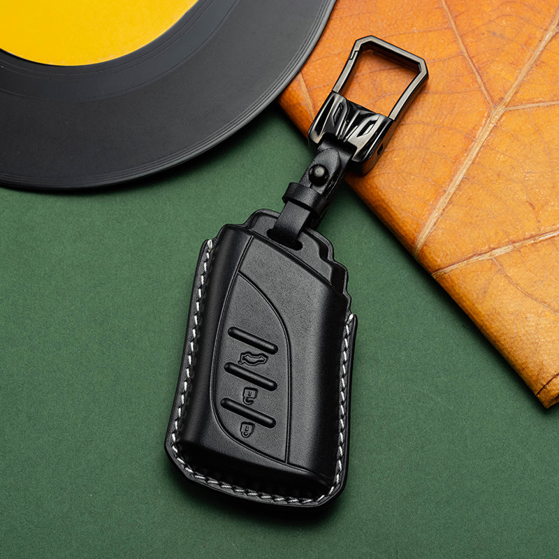 Exclusive Leather Key Fob Cover for Lexus (Model D)