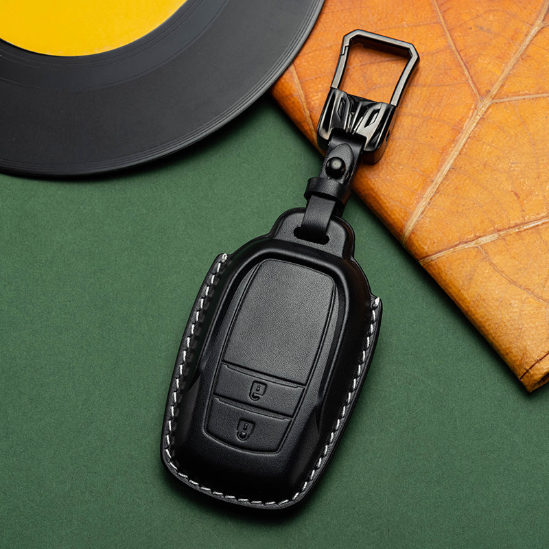 Exclusive Leather Key Fob Cover for Toyota (Model B)