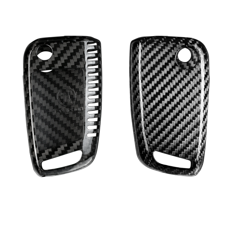 T-Carbon for Volkswagen Carbon Fiber Key Fob Case (Model G)