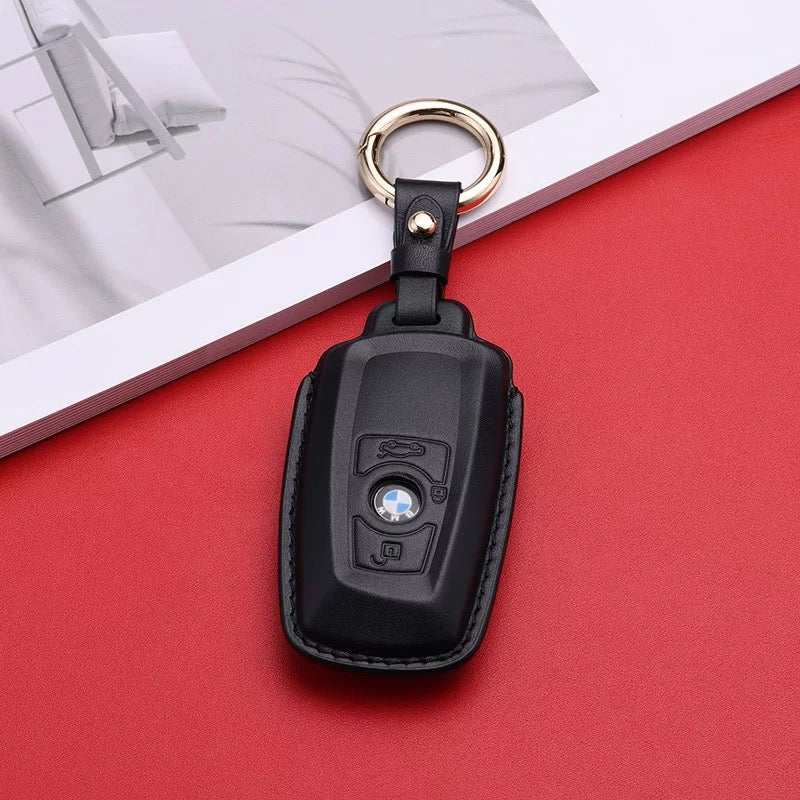 Pastel Leather Key Fob Cover for BMW (Model A) - T-Carbon Official Store