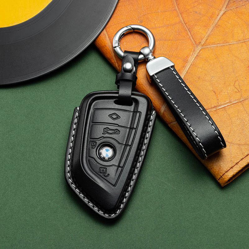 Exclusive Leather Key Fob Cover for BMW (Model B)