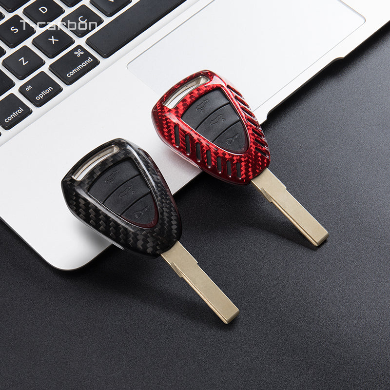 Porsche Carbon Fiber Key Fob Case (Model B) - T-Carbon Official